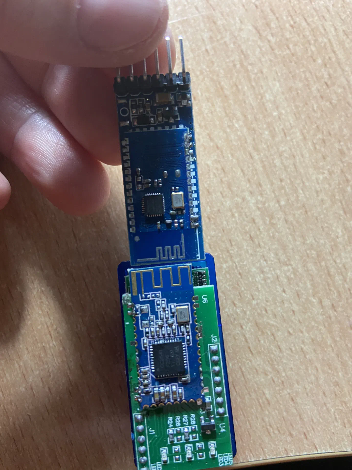 Resoldered Bluetooth Module